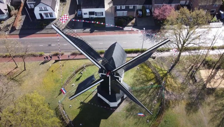 Drone beelden van de molen